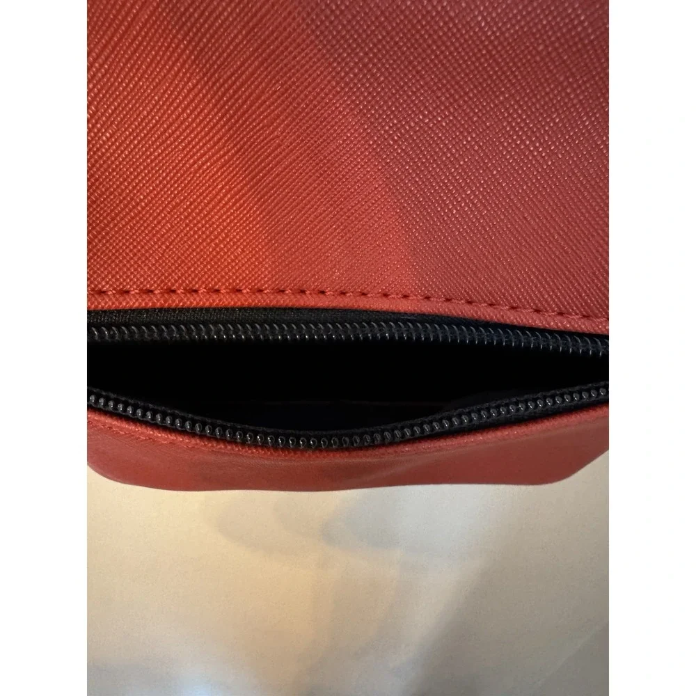 Disney Mickey Mouse Mini Backpack Black Red‎ Faux Leather 3D Ears Small Bag